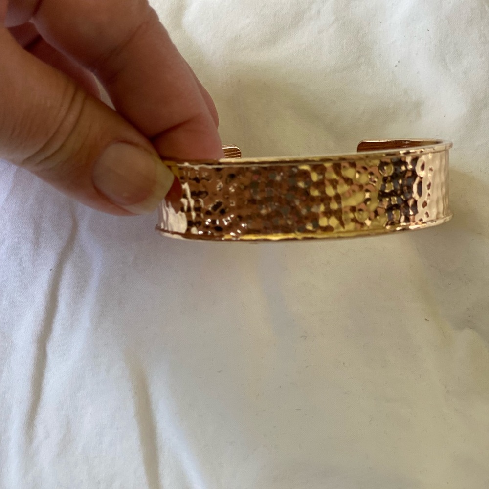 Gold pony tail holder cuff